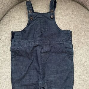Janie and Jack Navy Kids Overalls